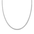 Italian Sterling Silver Herringbone Chain Necklace 20 Inches 10.20 Grams - Sticky add to cart bar
