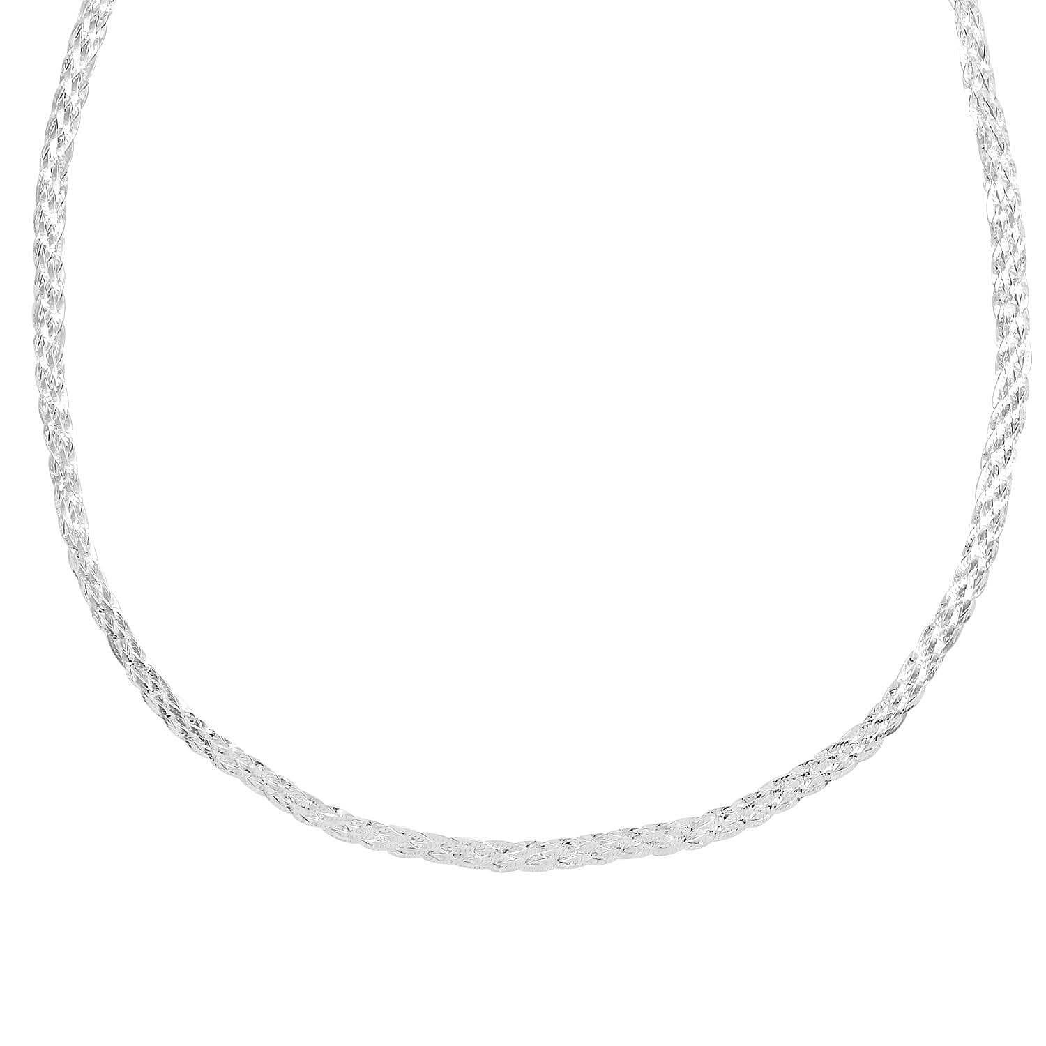 Sterling Silver Necklace 24 Inches 10 Grams