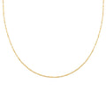 Italian 14K Yellow Gold Over Sterling Silver Twisted Necklace 18-24 Inches 4 Grams - Sticky add to cart bar