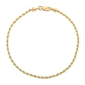 10K Yellow Gold 2.1mm Quint Rope Bracelet (7.00 In) 1.20 Grams - Sticky add to cart bar