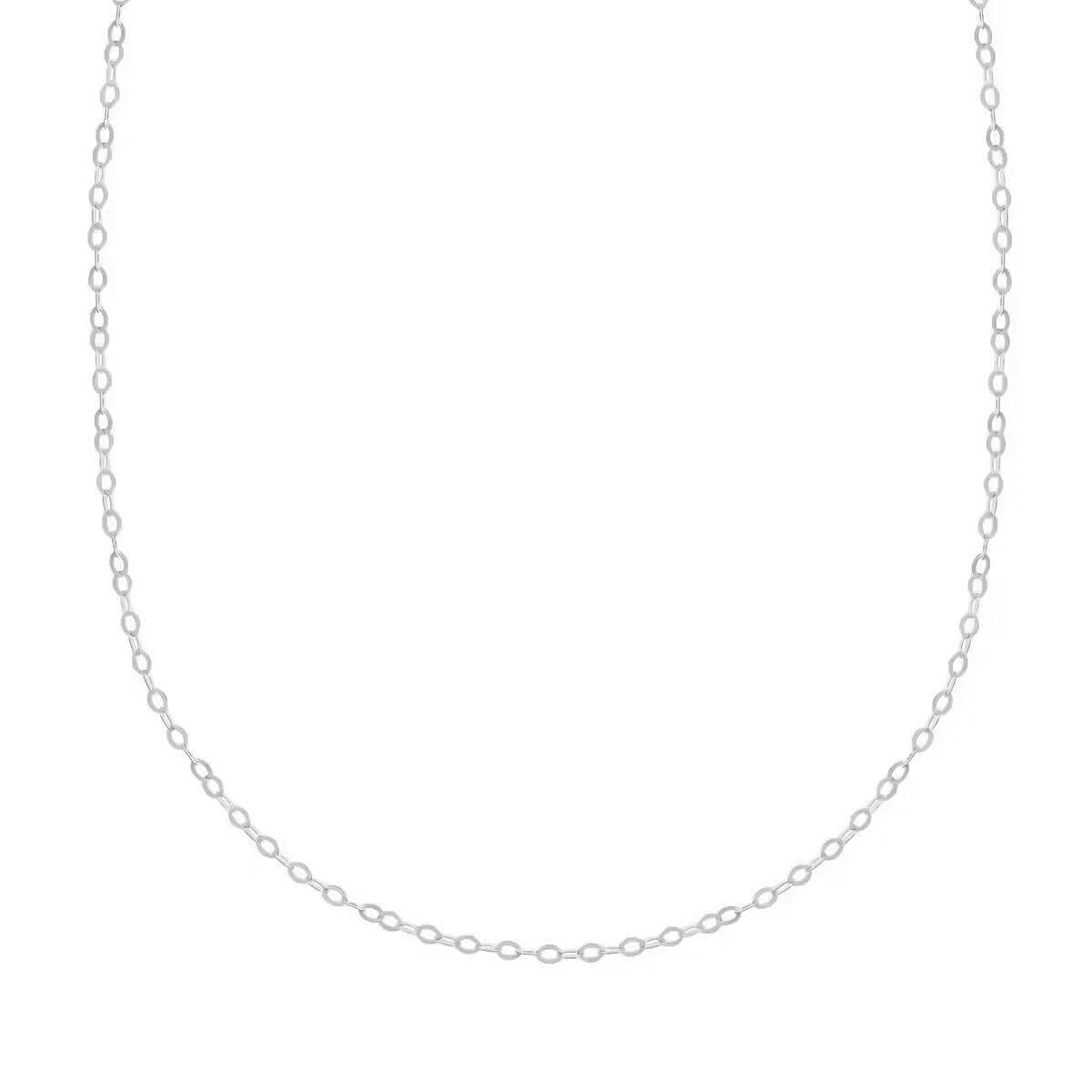 Sterling Silver Adjustable Link Chain Necklace 24 Inches 2.80 Grams