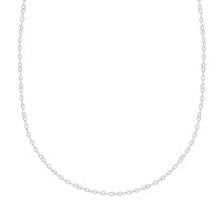 Sterling Silver Adjustable Link Chain Necklace 24 Inches 2.80 Grams