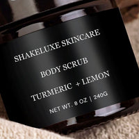ShakeLuxe Turmeric & Lemon Body Scrub 8 oz