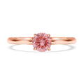 SGL Certified 14K Rose Gold Lab Grown Pink Diamond (VS) Ring (Size 7.0) 0.50 ctw - Sticky add to cart bar
