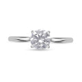 IGI Certified 14K White Gold Luxuriant Lab Grown Diamond (F, VS) Ring (Size 10.0) 1.00 ctw - Sticky add to cart bar