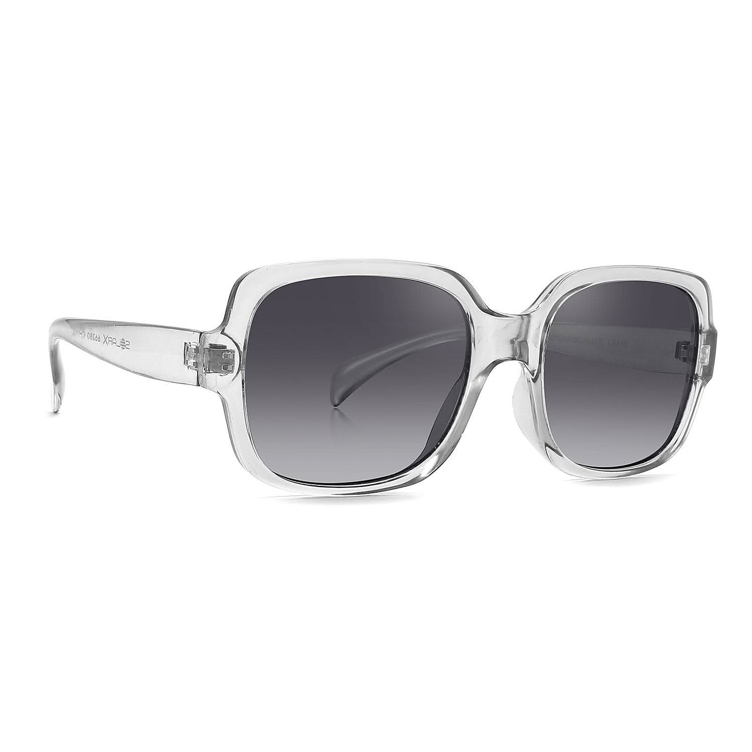 Solarx Oversized Sunglasses -Clear Gray