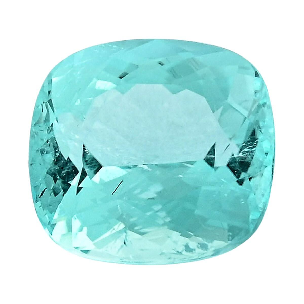 Certified & Appraised AAAA Paraiba Tourmaline (Cush Free Size) 3.50 ctw