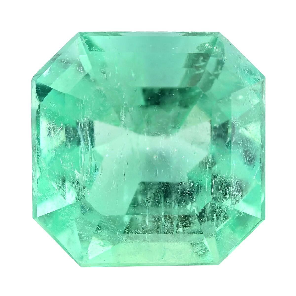 Certified & Appraised AAAA Boyaca Colombian Emerald (Oct Free Size) 4.00 ctw