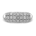 Diamond Ring in Platinum Over Sterling Silver (Size 7) 0.25 ctw - Sticky add to cart bar