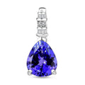 Rhapsody 950 Platinum AAAA Tanzanite and E-F VS Diamond Statement Pendant 2.75 ctw - Sticky add to cart bar