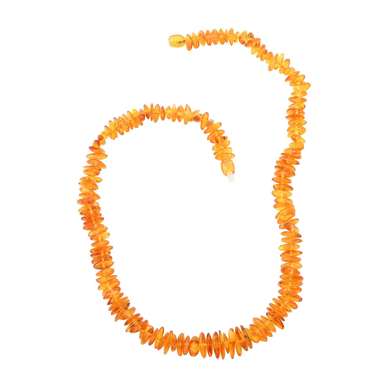 Baltic Amber Smooth Chips Necklace