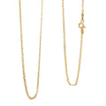 Italian 14K YG Over Sterling Silver Venezia Chain Necklace (24 Inches) (2.50 g) - Sticky add to cart bar