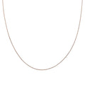 Italian 14K Rose Gold Over Sterling Silver Chain Necklace 24 Inches 3.20 Grams - Sticky add to cart bar