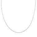 Italian 14K Rose Gold Over Sterling Silver Chain Necklace 24 Inches 2.60 Grams - Sticky add to cart bar