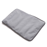 Gray Polyester Travelling Shungite Pillow (8"x11")