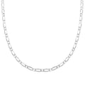 Italian Sterling Silver Figaro Necklace 20 Inches 9.90 Grams - Sticky add to cart bar