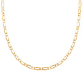 Italian 14K Yellow Gold Over Sterling Silver Figaro Necklace 20 Inches 9.80 Grams - Sticky add to cart bar