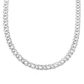 Italian Sterling Silver Rombo Chain Necklace 20 Inches 20.50 Grams - Sticky add to cart bar