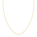 Italian 14K Yellow Gold Over Sterling Silver Chain Necklace 24 Inches 6.3 Grams - Sticky add to cart bar