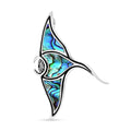 Bali Legacy Abalone Shell Manta Ray Pendant in Sterling Silver - Sticky add to cart bar