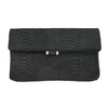 Black Python Pattern Convertible Belt Bag