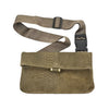 Olive Python Pattern Convertible Belt Bag