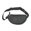 Black Half Moon Shaped Belt Bag
