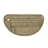 Olive Python Pattern Half Moon Belt Bag
