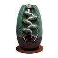 Trend Vision Cascading Ceramic Incense Burner with 10 Assorted Cones -Cyan (5.5"x8.7") - Sticky add to cart bar