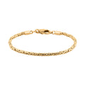 Bali Legacy 22K Vermeil YG Over Sterling Silver Borobudur Chain Bracelet (6.50 In) 9.0 Grams - Sticky add to cart bar