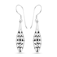 Bali Legacy Sterling Silver Dangle Earrings 5.25 Grams