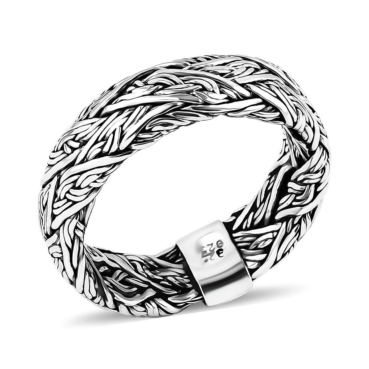Bali Legacy Sterling Silver Ring (Size 10.0) (8.85 g)