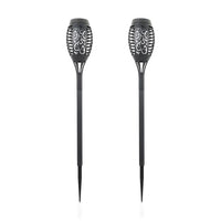 Closeout Set of 2 Solar Tiki Torch Lights 9