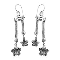 Bali Legacy Sterling Silver Turtle Earrings (8 g)