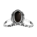 Artisan Crafted Elite Shungite South West Style Feather Cuff Bracelet in Sterling Silver (7.25 In) 11.50 ctw - Sticky add to cart bar