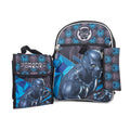 Black Panther Backpack with Lunch Bag (12"x5"x16") - Sticky add to cart bar