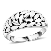Bali Legacy Sterling Silver Frangipani Flower Ring (Size 10.0) 4.90 Grams