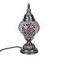 Turkish Moroccan Glass Mosaic Table Lamp (4.5"x4.5"x11.4") (110V, US Plug, Without Bulb, 30W) - Sticky add to cart bar