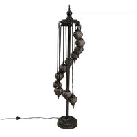 Turkish Moroccan Glass Mosaic Table Lamp (17"x17"x68.8") (110V, US Plug, Without Bulb, 30W)