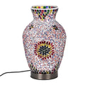 Turkish Moroccan Glass Mosaic Vase Lamp (6.7"6.7"x10.8") (5V, USB Cable, 3W) - Sticky add to cart bar