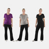 Black Dark Gray Purple