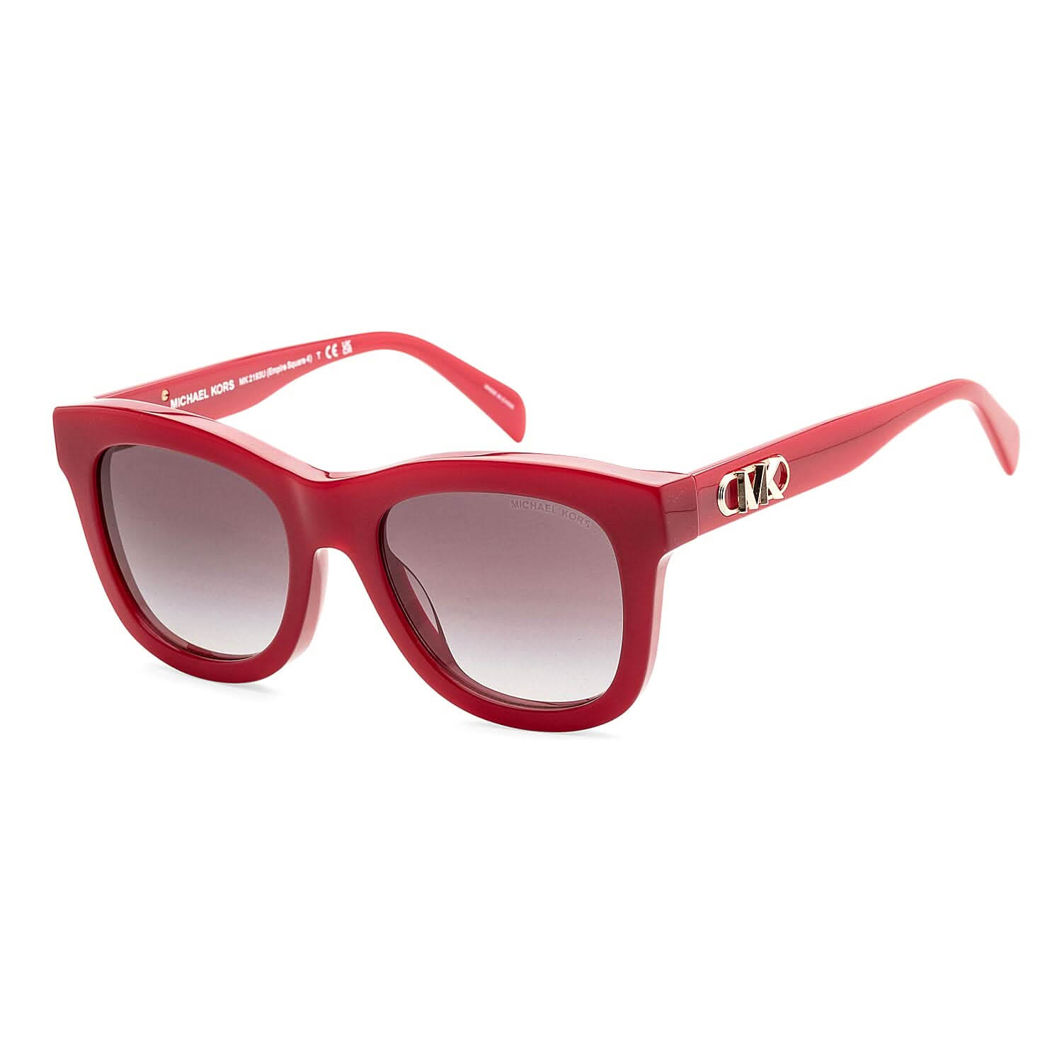 Michael Kors Women's Red Aviator Sunglasses with Protection Case