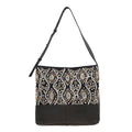 "100%  Genuine Leather embellished Hobo Shoulder Bag Size: 17(L) x 4.5 (W) x 12(H)  inches Color: Black " - Sticky add to cart bar