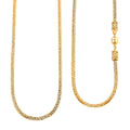 18K Yellow Gold 2.5mm Tulang Naga Chain Necklace with Magnetic Lock 18 Inches 13.75 Grams - Sticky add to cart bar