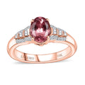 Luxoro 10K Rose Gold Premium Blush Apatite and G-H I2 Diamond Ring (Size 10.0) 1.35 ctw - Sticky add to cart bar