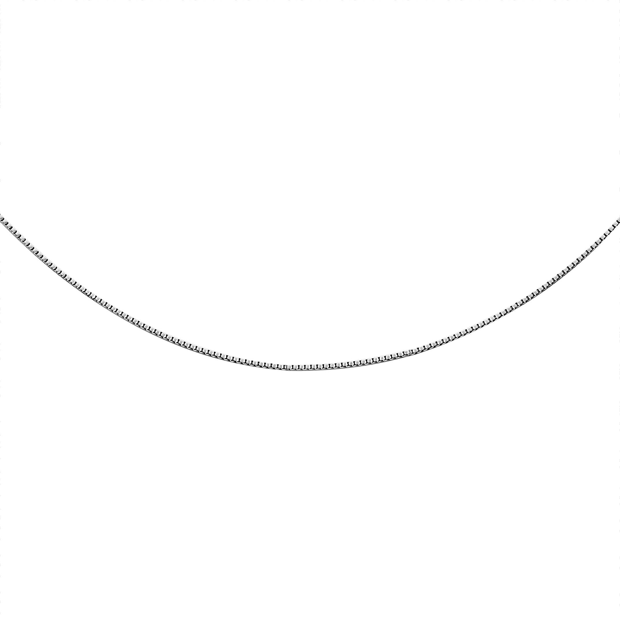 950 Platinum Box Chain Necklace 24 Inches 4.20 Grams