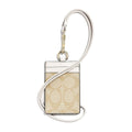 Coach Light Khaki Signature Canvas ID Lanyard (2.75"x4") (Ships in 8-10 Business Days) - Sticky add to cart bar