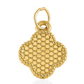 Luxoro 10K Yellow Gold Electroform Clover Pendant without Chain 0.30 Grams - Sticky add to cart bar