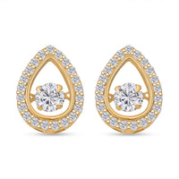 Simulated Diamond 2.35 ctw Stud Earrings in Platinum Over Sterling Silver