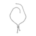 Italian Simulated Diamond Necklace (18 Inches) in Sterling Silver 2.25 ctw - Sticky add to cart bar